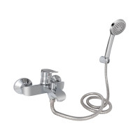 Змішувач для ванни Lidz Wieza 006 (з душовим гарнітуром) (k35) LDWIE006CRM45410 Chrome Змішувач для ванни Lidz Wieza 006 (з душовим гарнітуром) (k35) LDWIE006CRM45410 Chrome