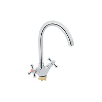 Змішувач для кухні Lidz Lamb 278F двохвентильний LDLAM278FCRM35071 Chrome Змішувач для кухні Lidz Lamb 278F двохвентильний LDLAM278FCRM35071 Chrome