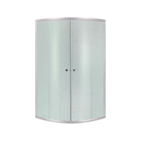 Двери к Lidz Latwa SC80x80.SAT.LOW.FR Душевая кабина полукруглая, для низ. поддона, высота 185 см, стекло Frost 4 мм, без поддона