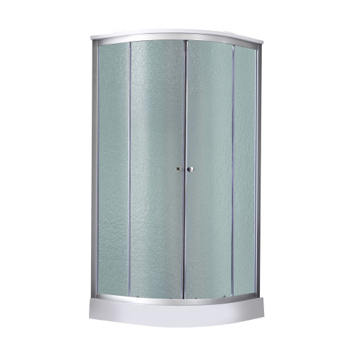 Душовий бокс Lidz Tani SB80x80.SAT.LOW.FR, скло Frost 4 мм