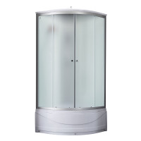 Гидромассажный бокс Lidz Tani SBM90x90.SAT.HIGH.FB, стекло Fabric 4 мм