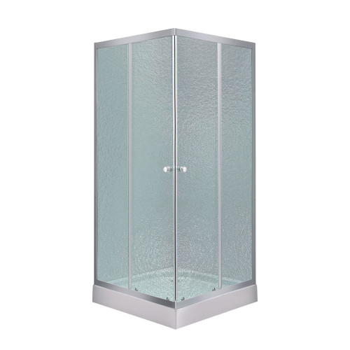 Душова кабіна Lidz Wawel SC80x80.SAT.LOW.FR, скло Frost 4 мм
