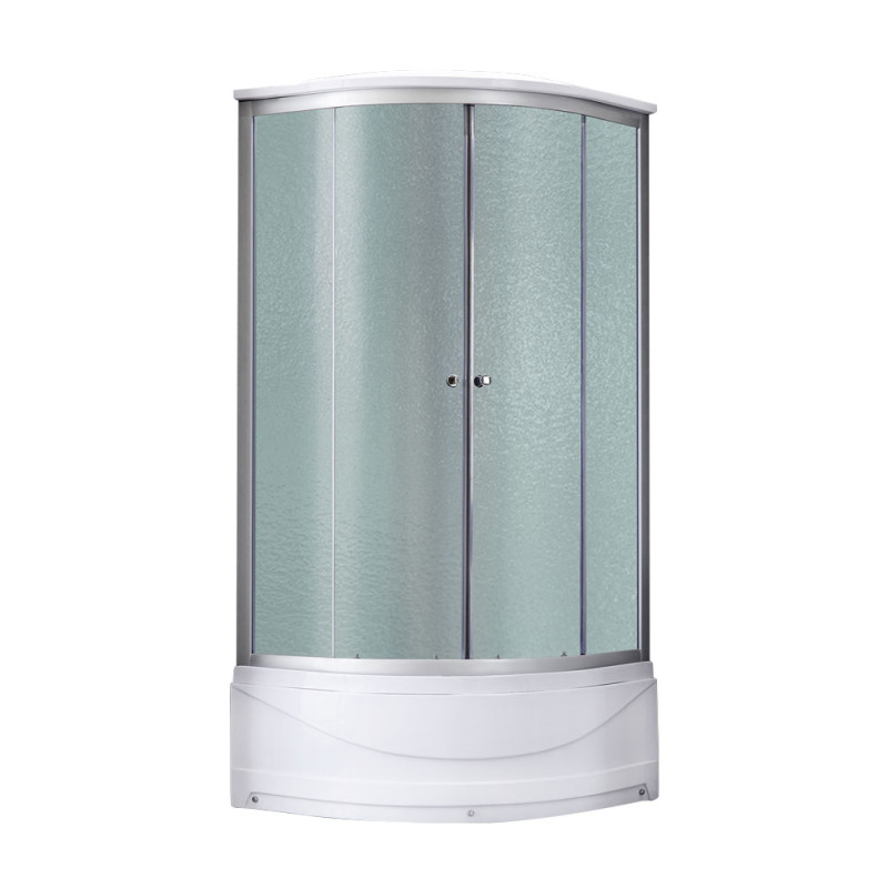 Гідромасажний бокс Lidz Tani SBM100x100.SAT.HIGH.FR, скло Frost 4 мм