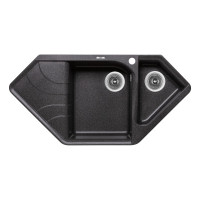 Кухонная мойка с дополнительной чашей Lidz 1000x500/225 GRF-13 (LIDZGRF131000500225) Кухонная мойка с дополнительной чашей Lidz 1000x500/225 GRF-13 (LIDZGRF131000500225)