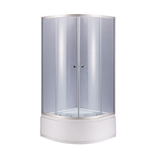 Душова кабіна Lidz Latwa SC80x80.SAT.HIGH.GR, скло тоноване 4 мм