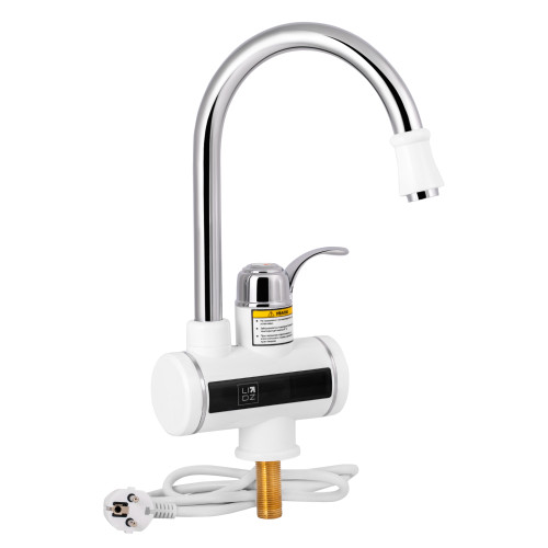 Проточный кран для кухни Lidz Warm 058 LDWAR058WCR24985 White / Chrome