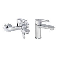 Набір змішувачів Latwa 001 + Latwa 006 Chrome Набір змішувачів Latwa 001 + Latwa 006 Chrome