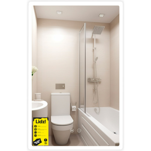 Зеркало Lidz Orion (OR2) 500х800 с LED-подсветкой Touch, с антизапотеванием, с диммером, рег. яркости LDOR50080049291