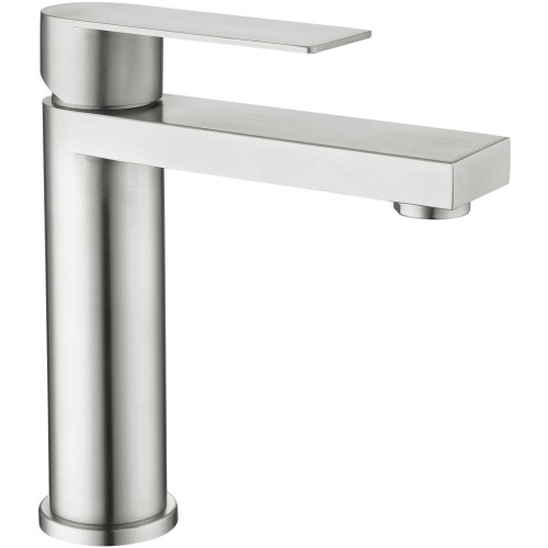 Змішувач для раковини низький Lidz Nexus 001F (k35)  LDNEX001FNKS49184 Nickel