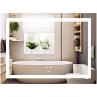Зеркало Lidz Kubis (KU1) 700х500 с LED-подсветкой Touch, с антизапотеванием, с диммером, рег. яркости LD78LF90448485 Зеркало Lidz Kubis (KU1) 700х500 с LED-подсветкой Touch, с антизапотеванием, с диммером, рег. яркости LD78LF90448485
