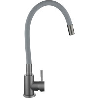 Смеситель для кухни Lidz Aria 015F3 (k35) с гибким изливом LDARI015F3GGRP49565 Graphite/Grey Смеситель для кухни Lidz Aria 015F3 (k35) с гибким изливом LDARI015F3GGRP49565 Graphite/Grey