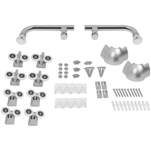 Душова кабіна Lidz Wawel SC120x80.SAT.LOW.FR, скло Frost 5 мм без піддона