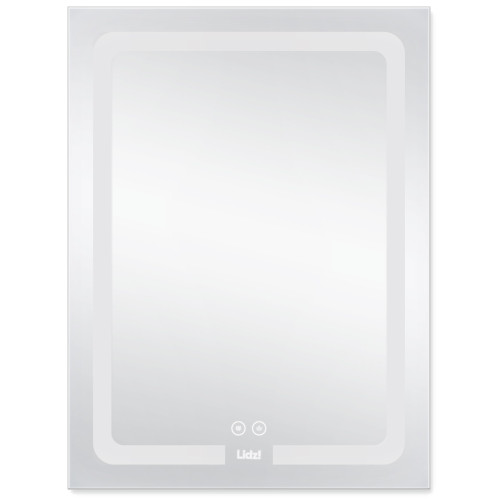 Зеркало Lidz Kubis 600х800 с LED-подсветкой Touch, с антизапотеванием, с диммером, рег. яркости LD78LF9376080