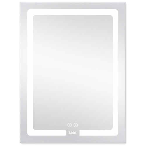 Зеркало Lidz Kubis 600х800 с LED-подсветкой Touch, с антизапотеванием, с диммером, рег. яркости LD78LF9376080