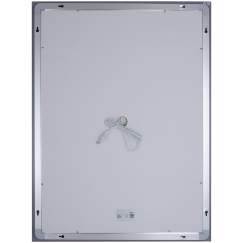 Зеркало Lidz Kubis 600х800 с LED-подсветкой Touch, с антизапотеванием, с диммером, рег. яркости LD78LF9376080
