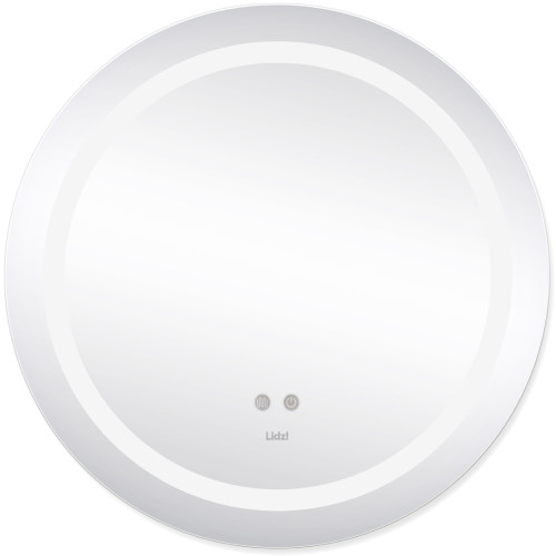 Зеркало Lidz Aria R600 с LED-подсветкой Touch, с антизапотеванием, с диммером, рег. яркости LD78LR600