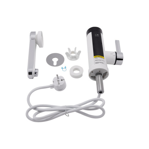 Проточний кран для кухні Lidz Warm 061 LDWAR061WCR35431 White / Chrome