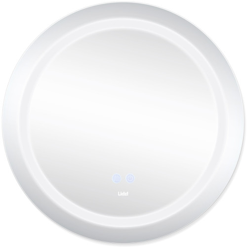 Зеркало Lidz Aria R600 с LED-подсветкой Touch, с антизапотеванием, с диммером, рег. яркости LD78LR600