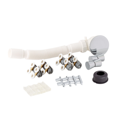 Душова кабіна Lidz Wieza SC80x80.SAT.LOW.L, скло Linie 4 мм