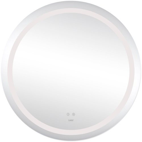 Дзеркало Lidz Aria R800 з LED-підсвічуванням Touch, з антизапотіванням, з димером, рег. яскравості LD78LR800