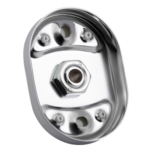 Полка универсальная Lidz Oreo 0901 стеклянная (52*12 см) LDORE0901CRM22178 Chrome