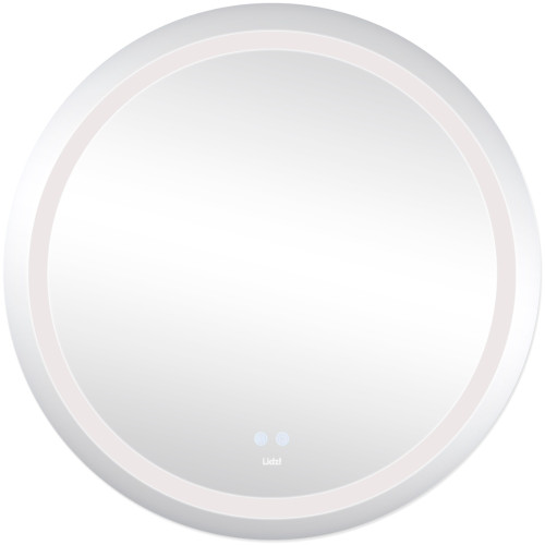 Зеркало Lidz Aria R800 с LED-подсветкой Touch, с антизапотеванием, с диммером, рег. яркости LD78LR800