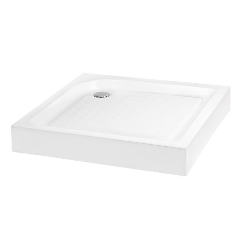 Душова кабіна Lidz Wiezak SC90x90.SAT.LOW.L, скло Linie 4 мм