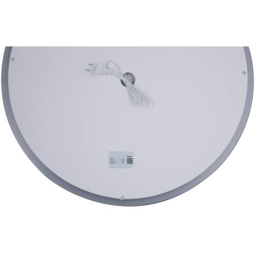 Зеркало Lidz Aria R600 с LED-подсветкой Touch, с антизапотеванием, с диммером, рег. яркости LD78LR600