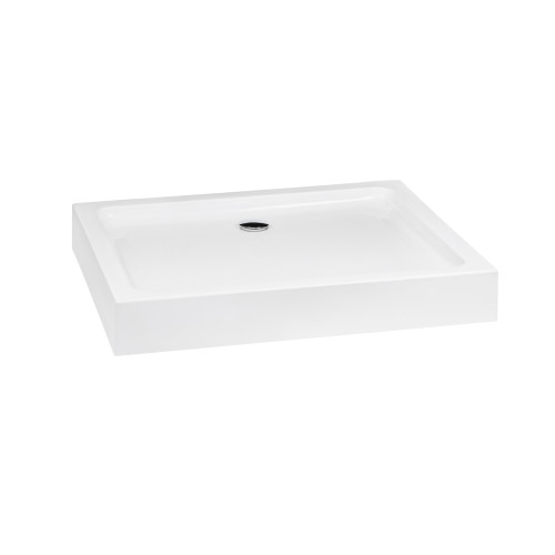 Душова кабіна Lidz Wiezak SC100x80.SAT.LOW.L, скло Linie 4 мм