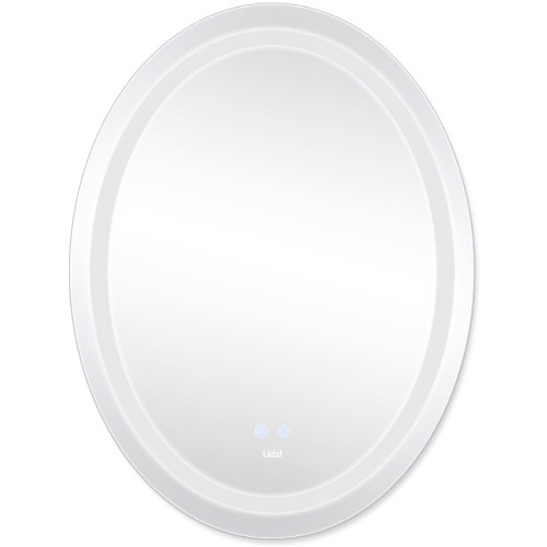 Дзеркало Lidz Vida 700х500 з LED-підсвічуванням Touch, з антизапотіванням, з димером, рег. яскравості LD78LF5070