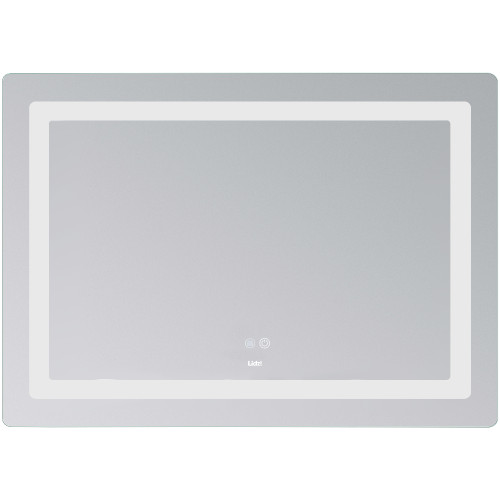 Зеркало Lidz Kubis (KU2) 1000х800 с LED-подсветкой Touch, с антизапотеванием, с диммером, рег. яркости LD78LF6141008048450