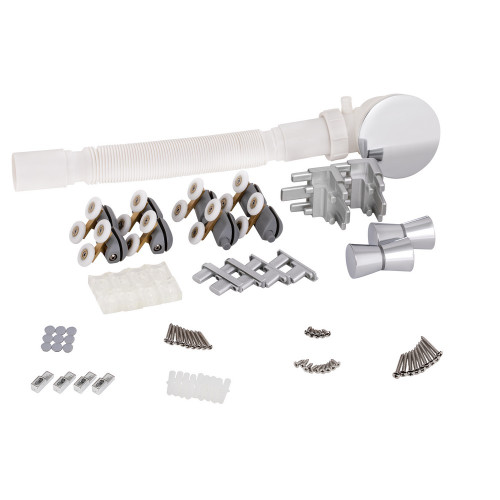 Душова кабіна Lidz Wiezak SC100x80.SAT.LOW.L, скло Linie 4 мм