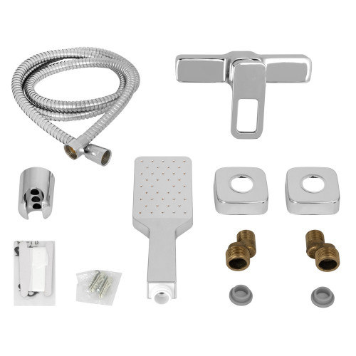 Змішувач для душу Lidz Wawel 010 (з душовим гарнітуром) (k40) LDWAW010CRM45390 Chrome