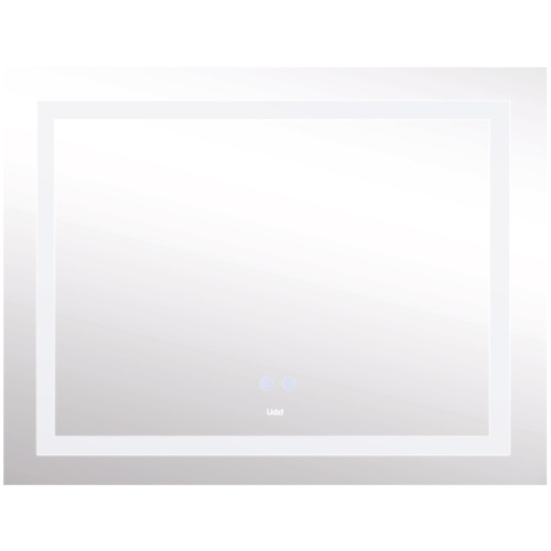 Зеркало Lidz Kubis (KU1) 1200х800 с LED-подсветкой Touch, с антизапотеванием, с диммером, рег. яркости LDKUB120080049008