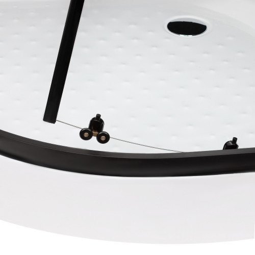 Душовий бокс Lidz Majatek SB90x90.BLA.LOW.TR, скло прозоре 5 мм