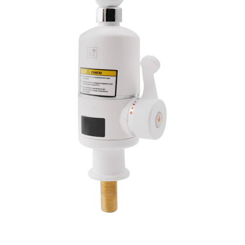 Проточний кран для кухні Lidz Warm 057 LDWAR057WCR24983 White / Chrome