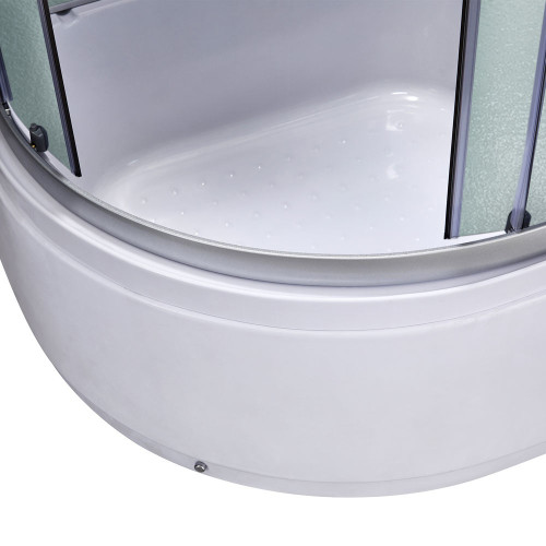 Гідромасажний бокс Lidz Tani SBM120x80R.SAT.HIGH.FR, скло Frost 4 мм