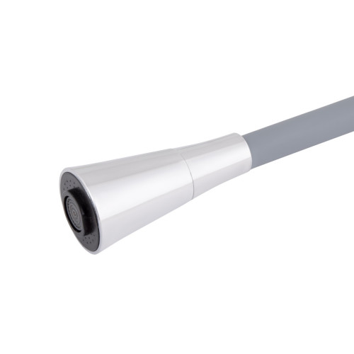 Змішувач для кухні Lidz Tani 007F3 з гнучким виливом (k40) LDTAN007F3GCR31869 Chrome/Grey