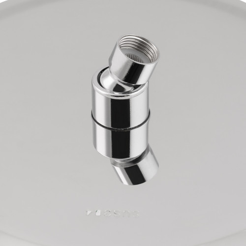Лійка для верхнього душу Лейки Lidz Лейка 125 245 мм округла LDNIA125NKS37518 Nickel