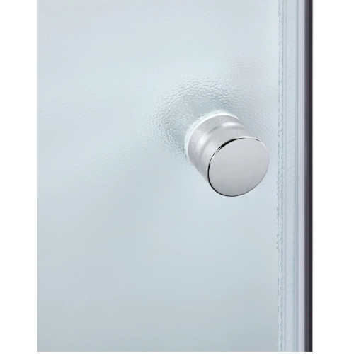Душова кабіна Lidz Latwa SC79x79.SAT.HIGH.FR полукругла, для високого піддону, висота 160 см, скло Frost 4 мм, без піддону