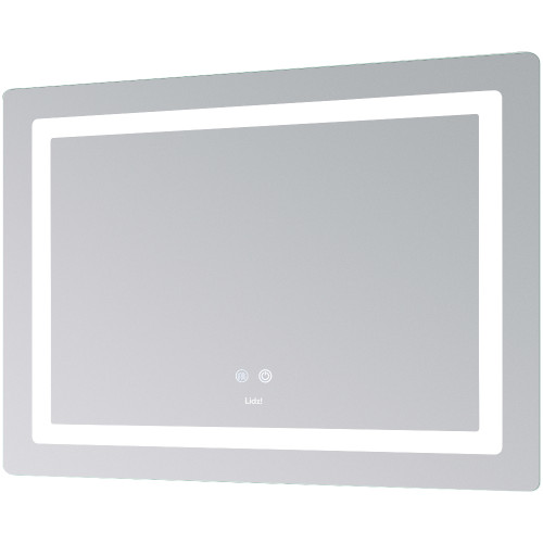 Зеркало Lidz Kubis (KU2) 900х700 с LED-подсветкой Touch, с антизапотеванием, с диммером, рег. яркости LD78LF90448452