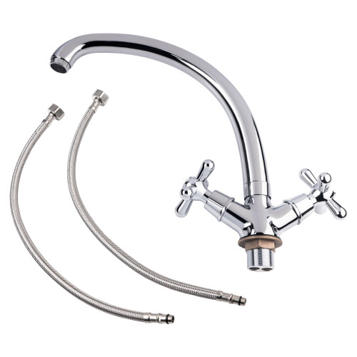 Змішувач для кухні Lidz Dominox 273F двохвентильний LDDOM273FCRM35539 Chrome