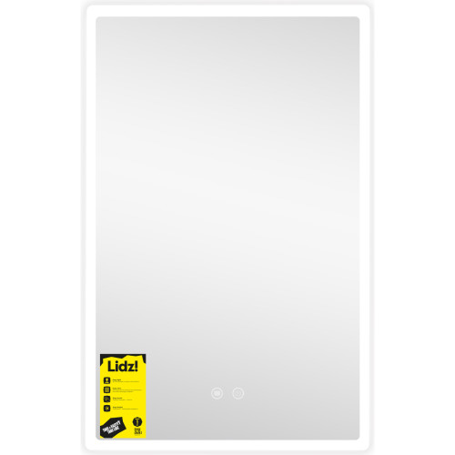 Зеркало Lidz Orion (OR2) 500х800 с LED-подсветкой Touch, с антизапотеванием, с диммером, рег. яркости LDOR50080049291