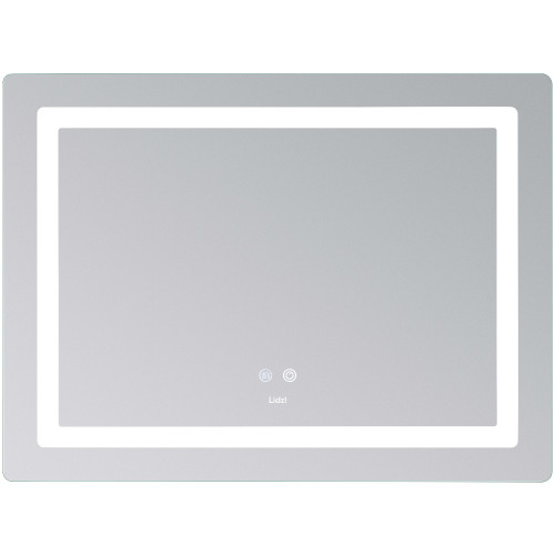 Зеркало Lidz Kubis (KU2) 800х600 с LED-подсветкой Touch, с антизапотеванием, с диммером, рег. яркости LD78LF9048060