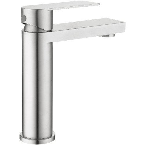 Змішувач для раковини низький Lidz Nexus 001F (k35)  LDNEX001FNKS49184 Nickel