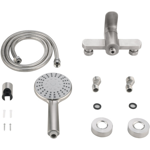 Змішувач для душу Lidz Luna 010 (k35) LDLUN010NKS49191 Nickel