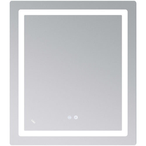 Зеркало Lidz Kubis (KU2) 700х800 с LED-подсветкой Touch, с антизапотеванием, с диммером, рег. яркости LD78LF9048070