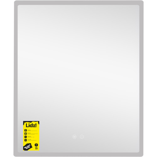 Зеркало Lidz Orion (OR2) 700х800 с LED-подсветкой Touch, с антизапотеванием, с диммером, рег. яркости LDOR70080049293