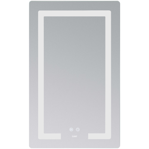 Зеркало Lidz Kubis (KU2) 500х800 с LED-подсветкой Touch, с антизапотеванием, с диммером, рег. яркости LD78LF936508048448
