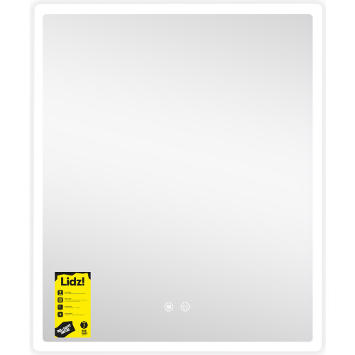 Зеркало Lidz Orion (OR2) 700х800 с LED-подсветкой Touch, с антизапотеванием, с диммером, рег. яркости LDOR70080049293